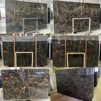 Dalle de marbre de luxe Athènes or noir fleur pour comptoirs de cuisine panneau mural carreaux de salle de bain évier de cuisine baignoire dessus de vanité