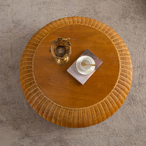 <span class=keywords><strong>Table</strong></span> <span class=keywords><strong>basse</strong></span> ronde <span class=keywords><strong>en</strong></span> rotin pour salon, design tendance, prix abordable - Product Image 5