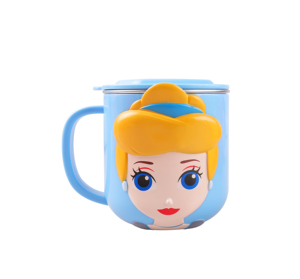 <span class=keywords><strong>Disney</strong></span> cartone animato <span class=keywords><strong>Anna</strong></span> 3D in acciaio inox tazza di acqua per bambini da pranzo prodotto - Product Image 5