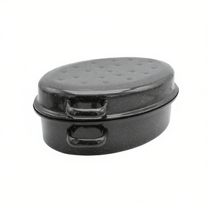 Oval Goose Roaster 26 Cm With Lid For Oven Use - Product Image 2