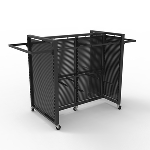 Tùy chỉnh hiện đại kim loại quần áo kệ trưng bày miễn phí tầng đứng cho cửa hàng may mặc cơ giới Gondola - Product Image 3