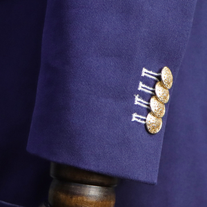 Mtm Tùy Chỉnh Chino Phù Hợp Với Áo Khoác Cho Người Đàn Ông 100% Bông Giản Dị Mens Blazer Thiết Kế Thời Trang Thợ May Làm Hải Quân Phù Hợp Với Áo Khoác - Product Image 4