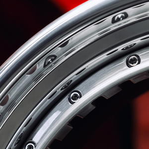 JZ Tùy Chỉnh 3 Mảnh Đánh Bóng Bạc Phần Cứng Giả Mạo Hợp Kim Nhôm Hành Khách Xe Giả Mạo Bánh Xe Vành Cho Xe - Product Image 3