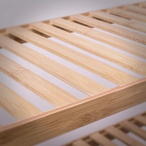 4 Tier Natural Bamboo <strong>Shoe</strong> Racks Stands <strong>White</strong> Side Shelf Bedroom Holder <strong>Storage</strong> for 16 Pairs <strong>Shoe</strong> Rack Stack for Home - Product Image 4