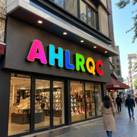 Insegna Luminosa LED RGB 3D Personalizzata in Acrilico per Bar, Centro Commerciale, Negozio, Auto, Decorazione per Feste