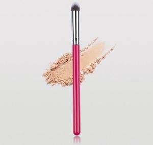 แปรงคอนซีลเลอร์แบบเดี่ยวสำหรับมืออาชีพ ด้ามไม้สีชมพู หัวแปรง 3 มิติ ใช้ได้กับรองพื้น ลิปสติก ลิปกลอส และบริเวณจมูก - Product Image 6