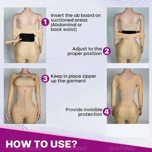 Juego de 2 piezas Ab Board Post cirugía <span class=keywords><strong>liposucción</strong></span> 360 Tummy Tuck Back Compression <span class=keywords><strong>Abdomen</strong></span> Board - Product Image 6