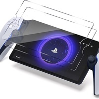 Lot de 3 protections d'écran pour PS5 Portal, verre trempé 9H, dureté 2.5D, avec protection anti-rayures et anti-chocs, HD transparent, 8 pouces