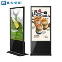 Pantalla LCD Inteligente para Publicidad en Interiores de 32 43 50 55 65 Pulgadas, Soporte de Pie para Quiosco, Señalización Digital y Pantalla