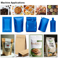 Machine d'emballage automatique de sachets à fermeture éclair Dession pour grains de café, épices, chips, noix, bonbons, sachets à fermeture éclair Doypack