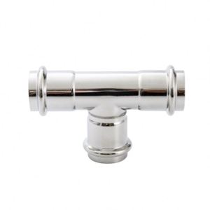 Chính Hãng Thép không gỉ Báo Chí phụ kiện 304/316L đường kính bằng nhau TEE 25mm ống thép carbon nước/dầu ứng dụng đầu hàn - Product Image 2