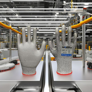 En388 4544 HPPE Cut-Resistant Level 5 <strong>Gloves</strong> Great Grip Sandy <strong>Nitrile</strong> Coated Protective Gear for Garden Use - Product Image 3