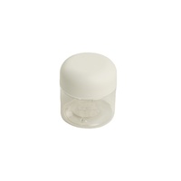 Pot en verre noir personnalisé avec logo, protection UV, 5 ml, 10 g, pour crème contour des yeux, avec bouchon à vis, impression sérigraphique, forme Zhejiang Box