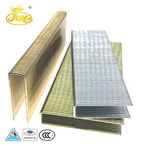 <span class=keywords><strong>En</strong></span> Acier inoxydable Ténacité Zingué Meubles Agrafes 16GA 12.3MM <span class=keywords><strong>U</strong></span> Type <span class=keywords><strong>Clou</strong></span> - Product Image 4