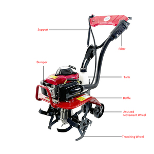 <span class=keywords><strong>Motocultor</strong></span> Rotatorio Compacto y Mini Arado <span class=keywords><strong>para</strong></span> Maquinaria Agrícola, Mini Tractor de Arrastre, Cultivadores - Product Image 3