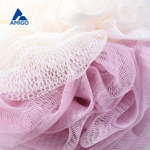 Amigo Bath Sponge Flower 50g PP Material Soft Mesh For Back Scrubbing And Lathering - Product Image 2