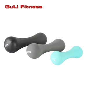 Guli Fitness Vinyl Dumbbells Multi Color Neoprene Bone Shape Dumbbell Cast Iron <strong>Hand</strong> <strong>Weights</strong> Ladies Exercise - Product Image 3