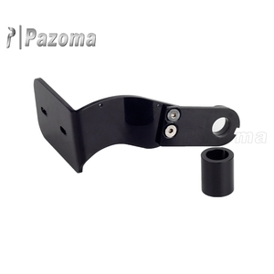 Placa lateral de motocicleta para Harley <span class=keywords><strong>Softail</strong></span>, soporte de placa de matrícula modificado, Breakout Dyna Street Bob 2018 - Product Image 5