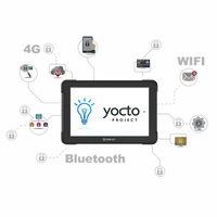 Tablet PC Industrial Linux de 10 Pulgadas Resistente al Agua con CanBus, RJ45, RS485, GPIO, RS232, Sistema de Guiado GPS para Tractor Industrial