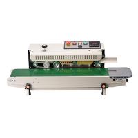 Machine de scellage de bande continue semi-automatique FR770 pour sacs en film plastique, emballage alimentaire avec codeur de date