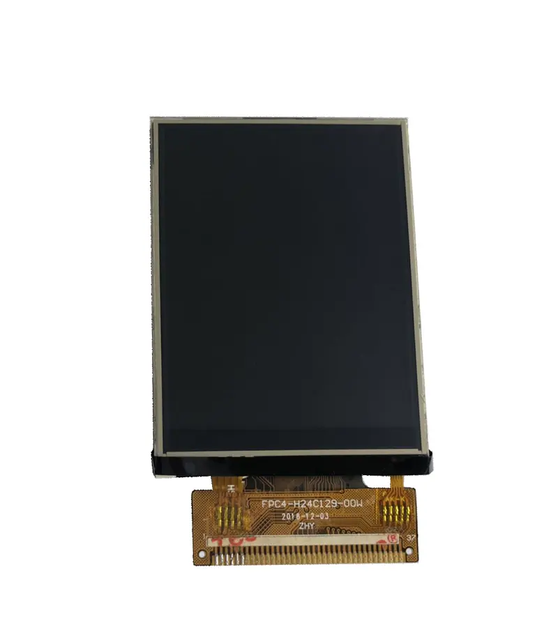 2.4 inç TFT ekran CNC ekran H24C129-00W lcd ekran rezistif dokunmatik ekran üreticisi