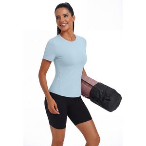 Hauts de sport pour femmes, manches courtes, séchage rapide, t-shirt athlétique pour course à pied, gym, yoga, randonnée, protection UV - Product Image 4