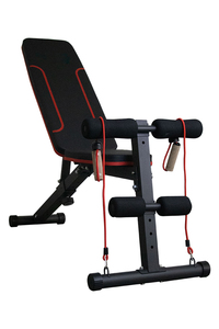 Panca Pieghevole per Sollevamento Pesi e Addominali, Attrezzatura per <span class=keywords><strong>Allenamento</strong></span> Domestico e Palestra - Product Image 2