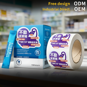 Etiquetas de Sellado Personalizadas para Frascos de Pastillas y Cajas de Medicamentos, Pegatinas para Empaques Farmacéuticos para Uso <span class=keywords><strong>en</strong></span> Farmacias y Medicamentos - Product Image 1