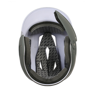 Giảm Giá Sốc Mũ Bảo Hiểm Bóng Chày Chuyên Nghiệp Mũ Bảo Hiểm Bóng Chày Bóng Mềm Màu Trắng Mờ Một Tai Trái Hai Tông Màu Xanh Lục Với Mũ Bảo Hiểm Bóng Chày Màu Trắng - Product Image 3