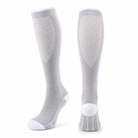 Chaussettes de compression montantes pour hommes et femmes, soutien gradué, pour la course et le sport, manchons élastiques pour mollets, chaussettes athlétiques longues