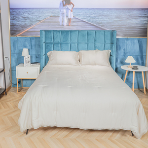 Phong Cách Sang Trọng Chất Lượng Hàng Đầu Tùy Chỉnh Tre Lụa Pha Trộn Vỏ Vải 100% Dài Dâu Lụa Điền Quilt <span class=keywords><strong>Comforter</strong></span> Cho Trẻ Em - Product Image 2