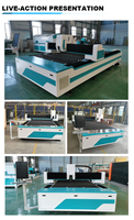 Macchina Industriale per Taglio Laser a Fibra con Raffreddamento ad Acqua CNC, Supporto File AI/DWG/BMP, Alta Velocità e Precisione