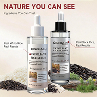Sérum avancé aux peptides de riz, acide hyaluronique, vitamine C, niacinamide, éclaircissant pour le visage, anti-âge, hydratant, unifiant le teint (80 ml)