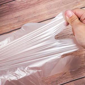 Disposable Plastic PE Gloves Transparent Thin 0.05-0.1mm For Household Beauty Hair Dyeing Barbecue Use - Product Image 1