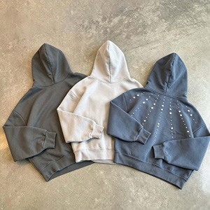 Pull-overs surdimensionnés personnalisés de haute qualité pour hommes, effet délavé soleil et délavé à l'acide, vente en gros - Product Image 3