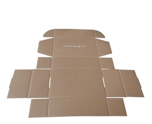 Caja de embalaje de pelucas de cartón corrugado ecológica de gama alta al por mayor con color personalizado y logotipo de diseño único - Product Image 1