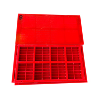 Maille de tamis modulaire en polyuréthane pour crible vibrant, plaque de tamis en PU résistante à l'usure, fourniture directe usine, OEM personnalisé