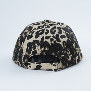 Chất Lượng Cao Leopard In Snapback Cap Biểu Tượng Tùy Chỉnh Bóng Chày Hat Thời Trang Mới Bất Tree Thiết Kế Thêu Logo Tùy Chỉnh Cha Hat - Product Image 3