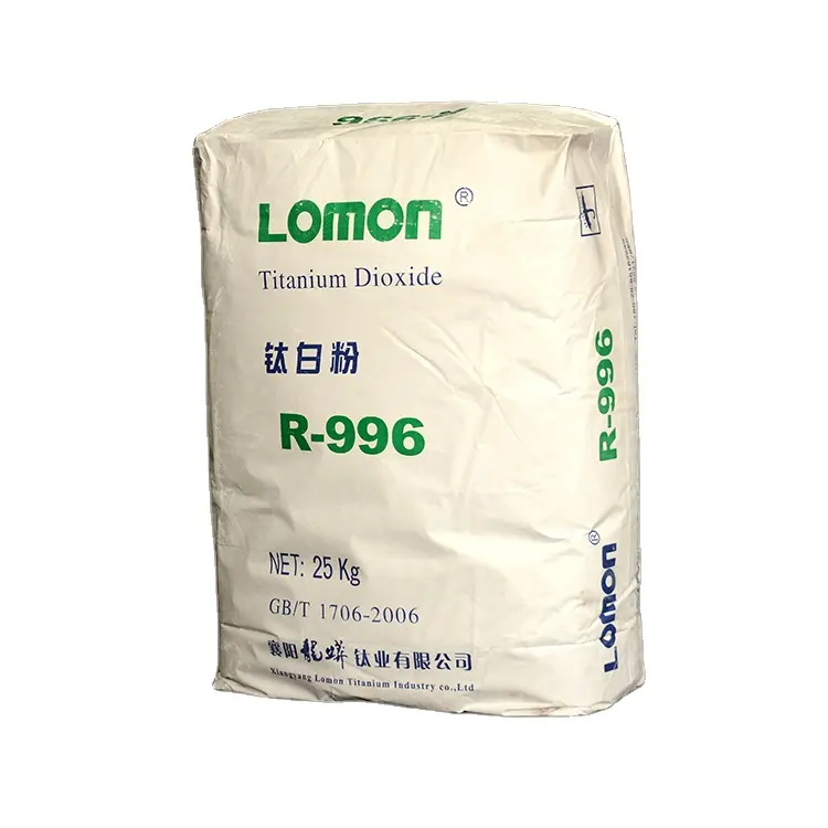 페인트/코팅/안료/플라스틱/잉크/마스터 배치용 산업용 등급 루틸 타입 이산화 티타늄 Lomon R996
