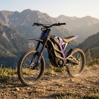 Moto tout-terrain électrique Falcon Pro 72V 8500W, course de montagne, endurance, piste