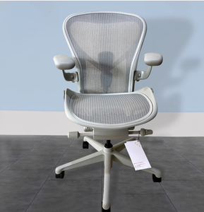 Moderno para Aeron Cadeira Escritório Ajustável Ala Ergonômica Back <span class=keywords><strong>Mesh</strong></span> Assento Preto <span class=keywords><strong>Metal</strong></span> Base Aço Pernas Mail-Packed Confortável - Product Image 4