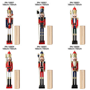 Grand soldat noël 6ft décoration en <span class=keywords><strong>bois</strong></span> géant noël grandeur nature 6 pieds <span class=keywords><strong>casse</strong></span>-<span class=keywords><strong>noisette</strong></span> pour décor de festival - Product Image 2
