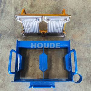 Fábrica de moldes de ladrillo sólido de enclavamiento de hormigón monofásico portátil, venta al por mayor, bloques huecos, fácil operación, caja de molde duradera - Product Image 4