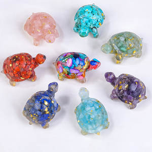 กาวคริสตัลจากสัตว์แกะสลักเป็นมิตรต่อสิ่งแวดล้อมทำมือ<span class=keywords><strong>เต่า</strong></span>ของตกแต่งบ้านของตกแต่งบ้าน - Product Image 2