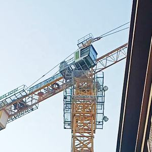 Grúa Torre Zoomlion de 16 Toneladas 7525, Equipo de Construcción de Origen Chino de Alta Calidad, Motor PLC Sin Picos, Caja de Cambios de Bajo Consumo - Product Image 4