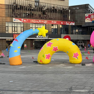 Venta al por mayor barato de alta calidad de impresión al aire libre inflable Running Start y meta arcos meta puerta de arco inflable - Product Image 4