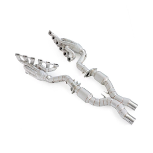 Venta al por mayor de fábrica: Colector de escape de alto rendimiento para Ferrari Enzo 6.0L 2002-2009, de acero inoxidable y aislado, para mejora de potencia del coche. - Product Image 1