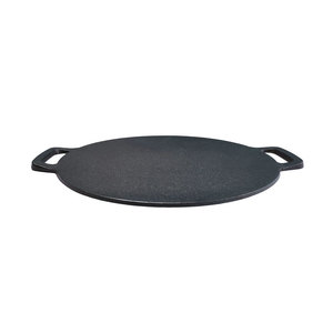 Factory Direct Sales <strong>Hot</strong> Selling Pre-Seasoned Cast Iron Round Griddle Pan Handles Flat Top Cooking <strong>Plate</strong> for <strong>Dosa</strong> Tawa - Product Image 2