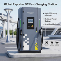Station de recharge DC pour véhicules électriques 180 kW, étanche IP54, double ports, montée au sol, chargeur rapide robuste pour bus électrique
