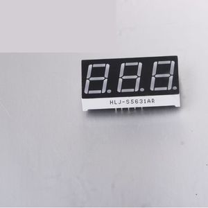 Pantalla LED de 3 Dígitos de 0.4 Pulgadas, 4031, Súper Brillante Rojo/Blanco/Azul, Ánodo/Cátodo Común (CC/CA) - Product Image 2